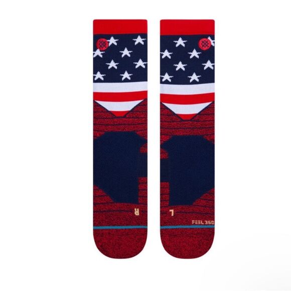 STANCE MEN’S PERFORMANCE SPORT MID CUSHION FEEL 360 w/INFIKNIT SIZE L AMERICAN - Picture 3 of 5